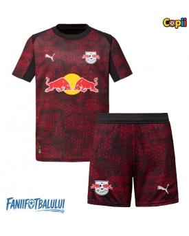 RB Leipzig Echipament de Fotbal Replică 2025-26 Copii Treilea (+ Șorturi)